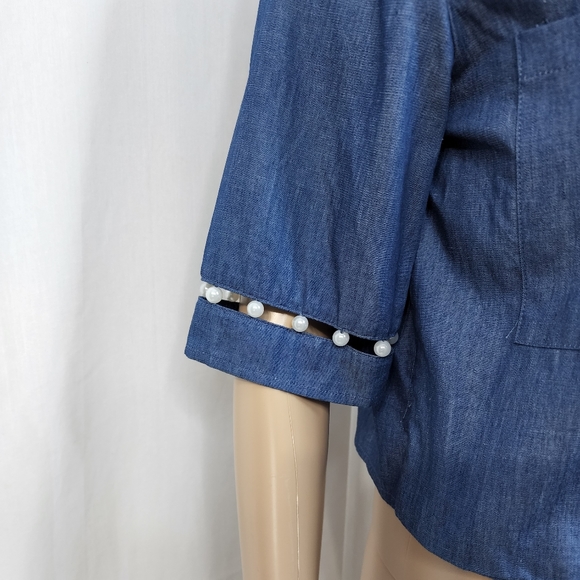 DO+BE shirts size medium Color blue - Picture 2 of 9